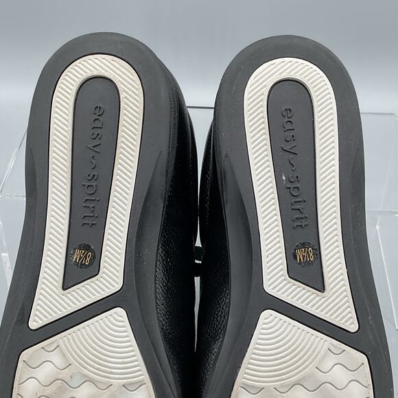 Easy Spirit Women’s AP1 Leather Sneakers Black Size 8.5M - Picture 9 of 10